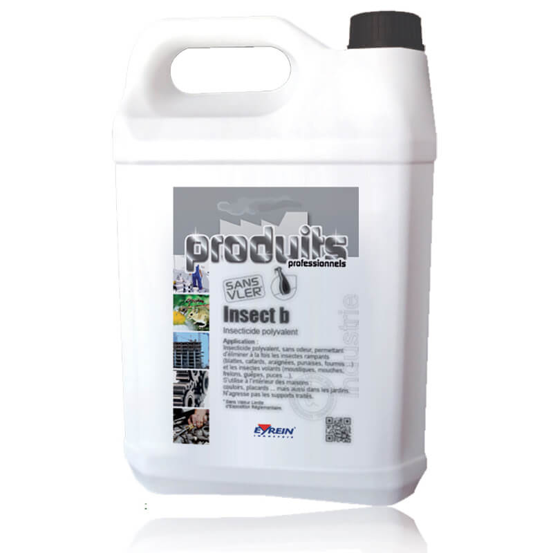 INSECT B - 5 L - Insecticide polyvalent pour insectes rampants et volants